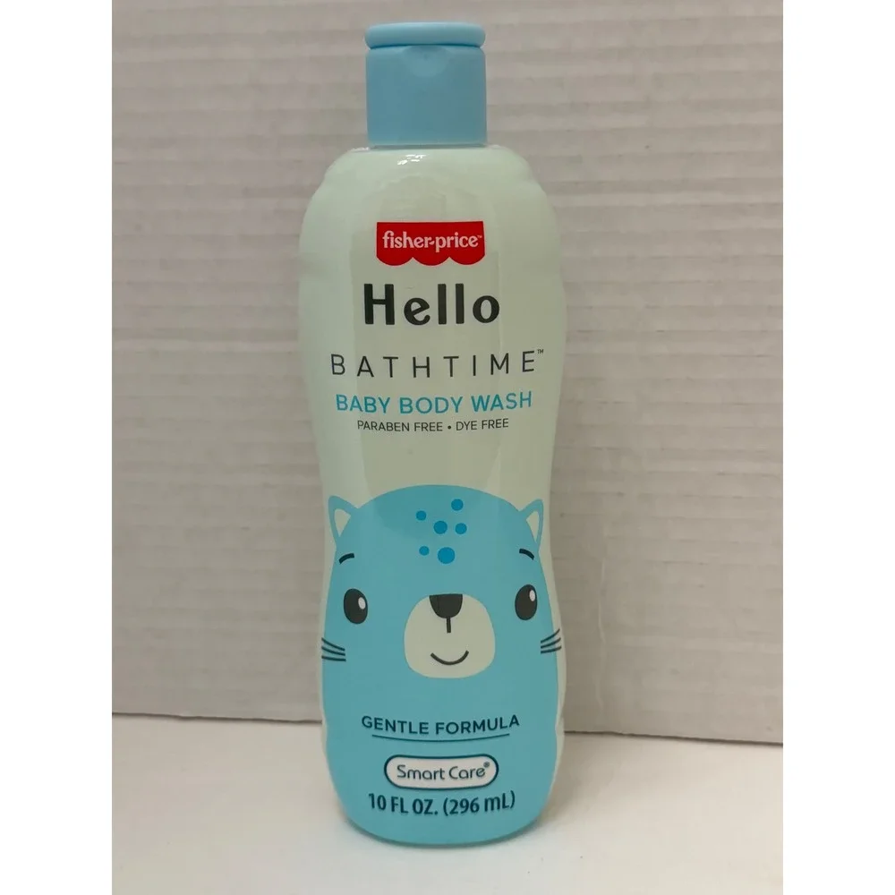 Fisher-Price Hello Bathtime‎ Baby Body Wash 10oz Paraben Dye Free Gentle Formula